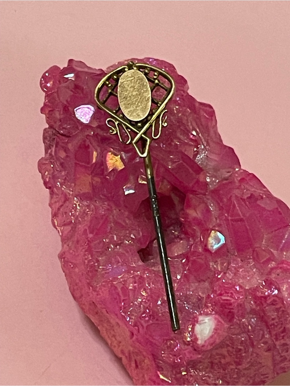 Vintage P.S.C.O Gold Filled Name Plate Stick Pin #6284 💎 SALE